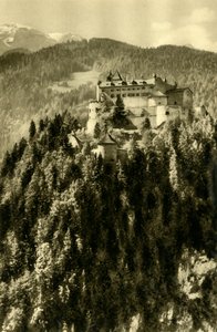 Castelo de Hohenwerfen, Werfen, Áustria, c1935. de Unbekannt
