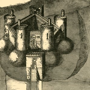 Castelo de Holt, em 1610, 1898. de Unbekannt