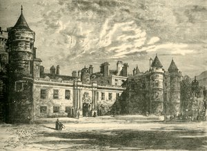 Palácio de Holyrood, Edimburgo, 1890. de Unbekannt