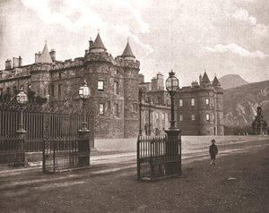 Holyroodhouse, Edimburgo, Escócia, 1894. de Unbekannt