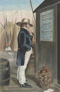 Homeward Bound New York, ca. 1860. de Unbekannt