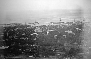 Porto de Honolulu, Havaí, 1885 de Unbekannt