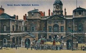 Protetores de cavalo Whitehall Londres, c1910. de Unbekannt