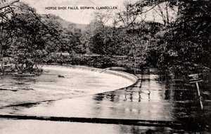 Ferradura cai no rio Dee, perto de Llangollen, país de Gales, início do século XX de Unbekannt