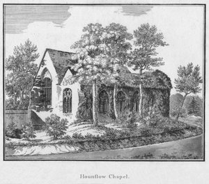 Capela de Hounslow, c1792 de Unbekannt