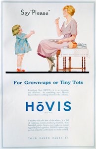 Anúncio do pão Hovis, 1921 de Unbekannt