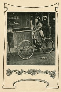 Como o pão é entregue em Paris, 1901. de Unbekannt