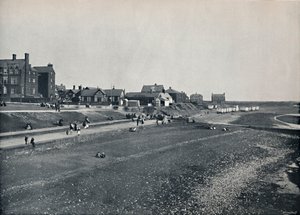 Hunstanton - a frente e a praia, 1895 de Unbekannt