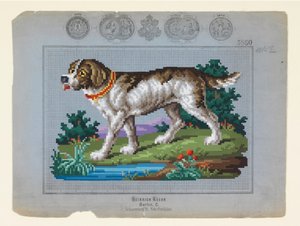 Cão de caça, ca. 1879 de Unbekannt