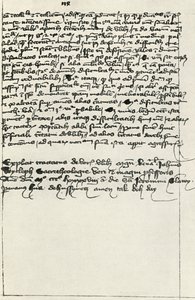 Hus transcrição do tratado Wycliffes, início do século XV, 1947. de Unbekannt