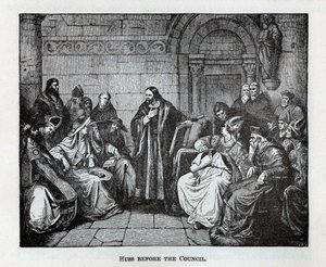 Huss perante o Conselho, 1882 de Unbekannt