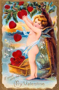 Se você fosse apenas meu Valentim, cartão americano do Valentim, 1910 de Unbekannt