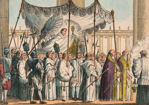 O Sumo Pontífice Leão XII, c1824. de Unbekannt