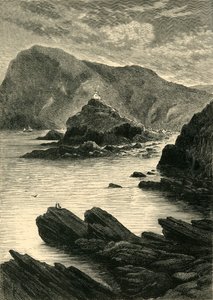 Ilfracombe - vista das rochas na base do Capstone, 1898. de Unbekannt