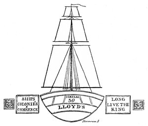 Iluminação em Lloyds, 1809, 1928 de Unbekannt