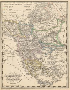 Ilustração retirada do livro Atlas sobre alle Jordens Dele de autor desconhecido e publicada por Chr. Steen & Søn (Copenhagen, 1857) de Unbekannt