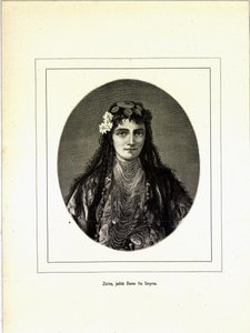 Ilustração retirada do livro Brogede rejsebilleder de Jerichau-Baumann, Elisabeth e publicado por Forlagsbureauet (Copenhagen, 1881) de Unbekannt
