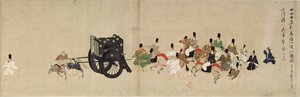 História ilustrada da guerra civil de Heiji A visita imperial a Rokuhara 5, século XIII de Unbekannt