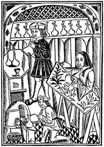 Ilustração do Dono das Coisas, 1500 1964 de Unbekannt