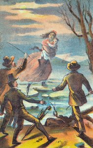 Ilustração de um cartaz publicitário de uma produção teatral de Uncle Tom