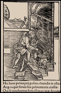 Ilustração do livro Ship of Fools, de Sebastian Brant, 1497. de Unbekannt