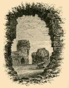No castelo de Flint, 1898. de Unbekannt