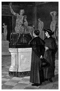 Na Galeria de Escultura, 1882 de Unbekannt