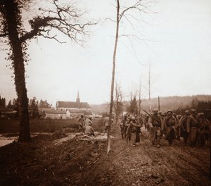 Infantaria, Genicourt, norte da França, c1914-c1918 de Unbekannt