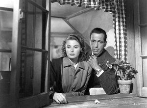Ingrid Bergman e Humphrey Bogart em Cassablanca, 1942 de Unbekannt