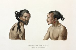 Habitantes das Ilhas Carolinas de Unbekannt