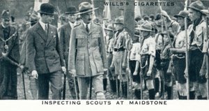 Inspecionando escoteiros em Maidstone, 1929 1937 de Unbekannt