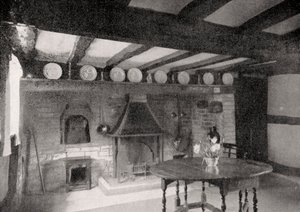 Interior da Casa de Anne Hathaways, Stratford-upon-Avon, Warwickshire, Inglaterra, 1924-1926 de Unbekannt