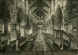 Interior da Catedral de Londonderry, 1898. de Unbekannt