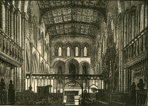 Interior do coro, 1898. de Unbekannt