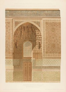 Vista interior do Gur-e Amir em Samarcanda. De Les mosquées de Samarcande, 1905. de Unbekannt
