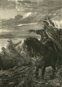Entrevista entre John Zimisces e Sviatoslaf, 969 dC, 1890. de Unbekannt