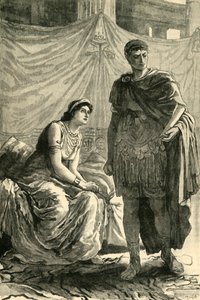 Entrevista entre Otaviano e Cleópatra, 1890. de Unbekannt