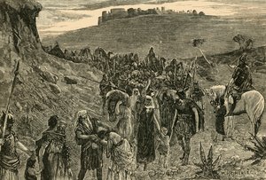 Israelitas entrando na Capitania, 1890. de Unbekannt