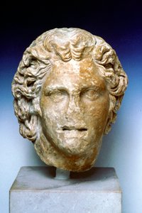 Busto de Marfim, retrato de Alexandre, o Grande, século IV aC de Unbekannt