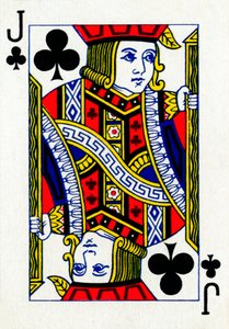 Valete de paus de um baralho de cartas de baralho Goodall & Son Ltd., c1940 de Unbekannt