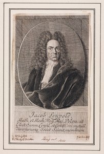 Jacob Leupold, físico e engenheiro mecânico alemão, c 1700 de Unbekannt