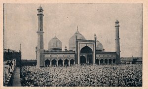 Jama Masjid, Delhi, c1900 de Unbekannt