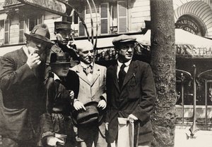 Jean Cocteau, Manuel Ortiz de Zárate, Henri-Pierre Roché, Marie Vassilieff, Max..., 1916. de Unbekannt