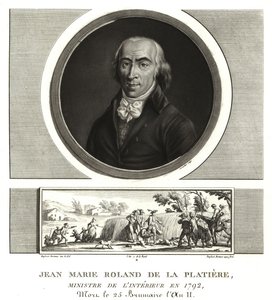 Jean Marie Roland de la Platiere, Ministro do Interior de Unbekannt