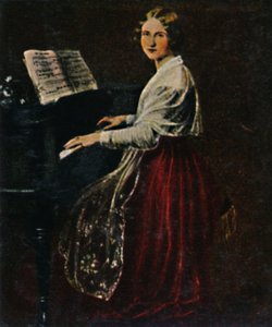 Jenny Lind, 1820-1887. - Pintura de Asher, 1934. de Unbekannt