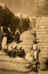 Jerusalém - uma rua, c1918-c1939. de Unbekannt