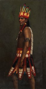Índio Jivaro, c. 1890-1892. de Unbekannt