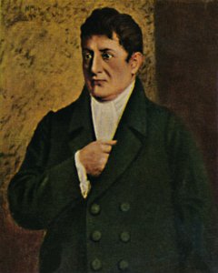 Johann Gottlieb Fichte 1762-1814. - Pintura do professor Plühr, 1934. de Unbekannt