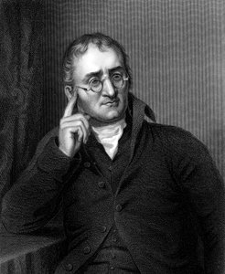 John Dalton, químico inglês, c1860 de Unbekannt