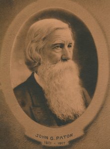 John Gibson Paton 1824-1907, missionário protestante nascido na Escócia, c1910s de Unbekannt